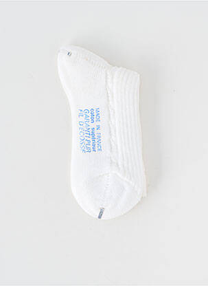 Chaussettes stretch blanc PERRIN garçon
