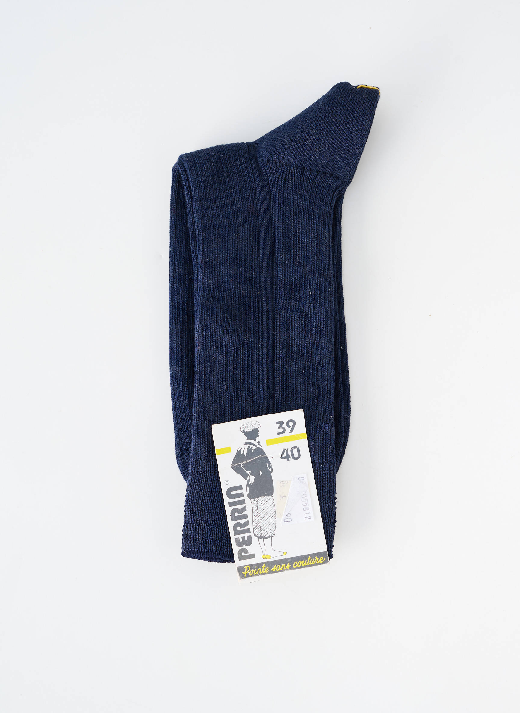 Chaussettes stretch bleu PERRIN homme