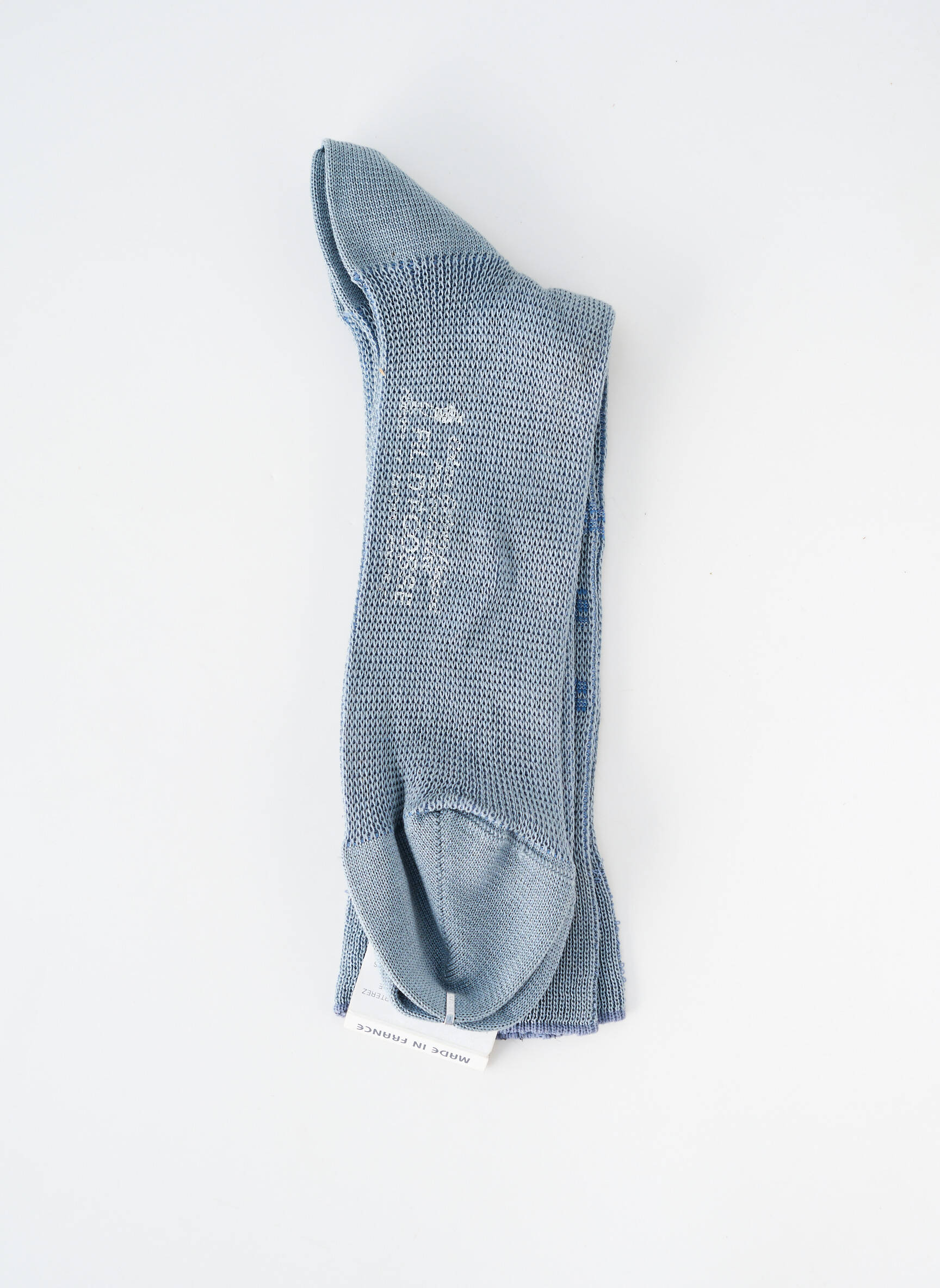 Chaussettes imprimé fantaisie gris PERRIN homme