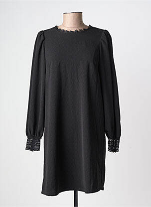 Robe courte manches longues manches longues noir LA PETITE ETOILE femme