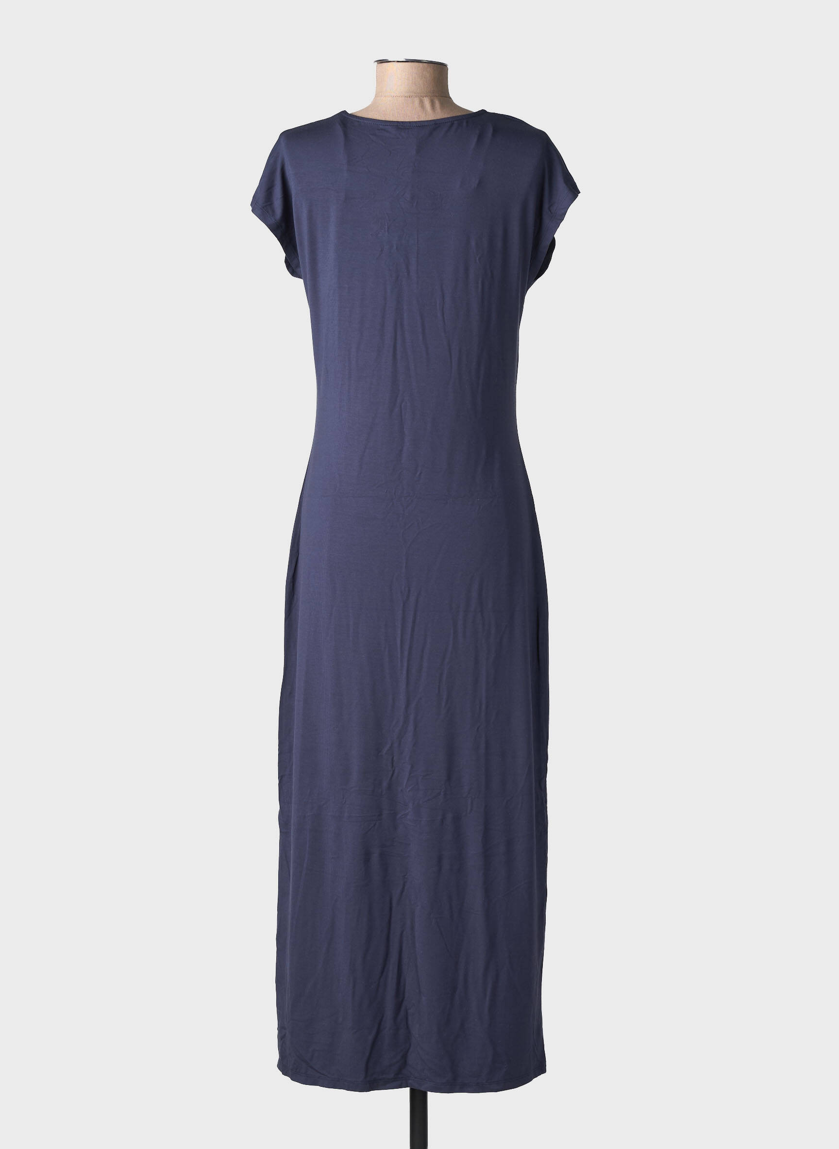 Robe longue manches courtes manches courtes bleu ESPRIT DE LA MER femme