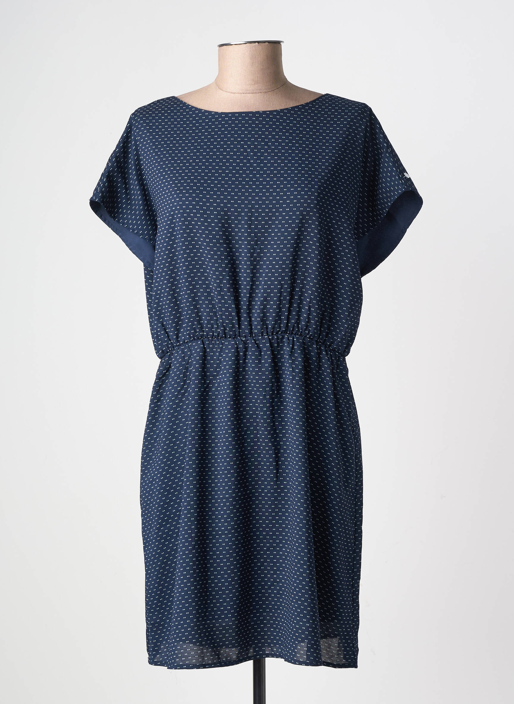 Robe courte manches courtes manches courtes bleu MOLLY BRACKEN femme