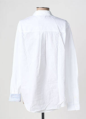 Chemisier coupe cintrée manches longues blanc DESIGUAL femme