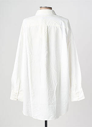 Chemisier coupe droite manches longues blanc MOLLY BRACKEN femme