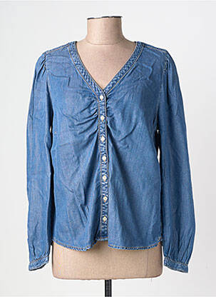 Chemisier coupe cintrée manches longues bleu LEVI'S femme