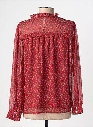 Chemisier imprimé fleurs manches longues rouge PEPE JEANS femme