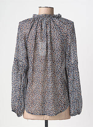 Chemisier imprimé fleurs manches longues bleu PEPE JEANS femme