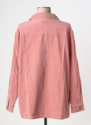 Veste casual coupe droite rose TBS femme