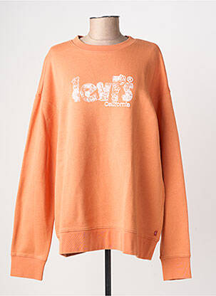 Sweat-shirt stretch manches longues orange LEVI'S femme
