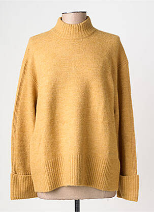 Pull col roulé stretch manches longues beige PEPE JEANS femme