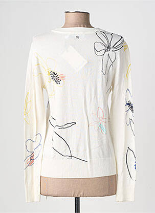 Pull stretch manches longues beige DESIGUAL femme