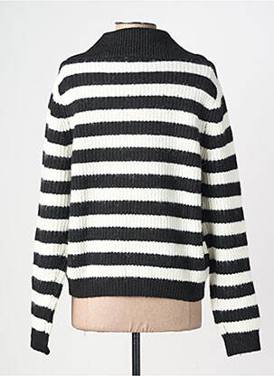 Pull stretch manches longues noir LE TEMPS DES CERISES femme