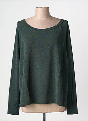 Top manches longues manches longues vert PAKO LITTO femme