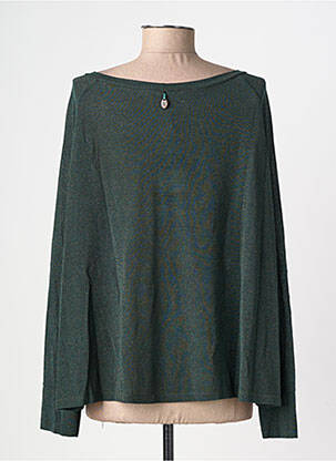 Top manches longues manches longues vert PAKO LITTO femme