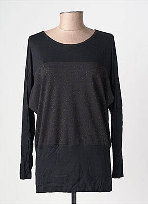 Top manches longues manches longues noir MOLLY BRACKEN femme