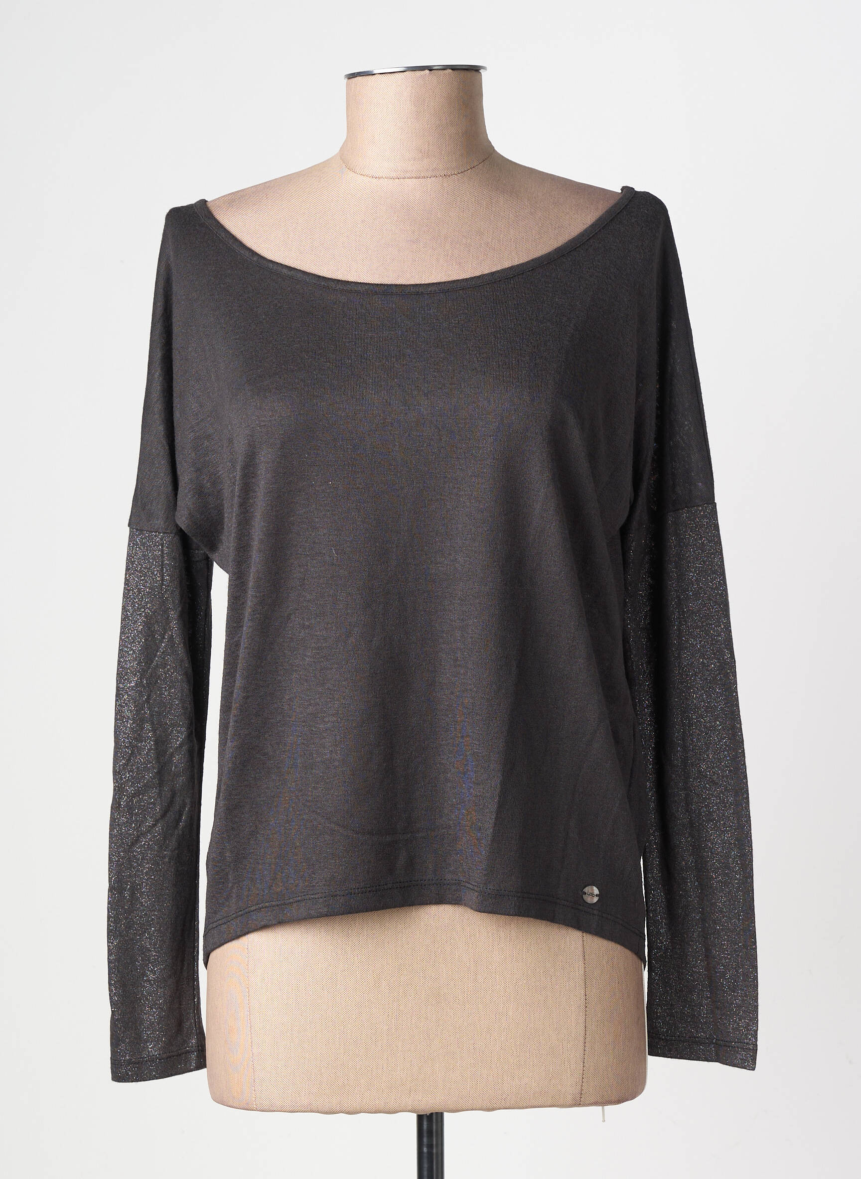T-shirt manches longues manches longues gris LPB LES PETITES BOMBES  femme