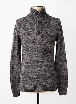 Pull manches longues manches longues gris PETROL INDUSTRIES homme