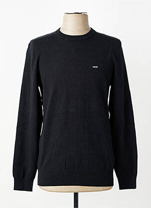 Pull col rond manches longues noir LEVI'S homme