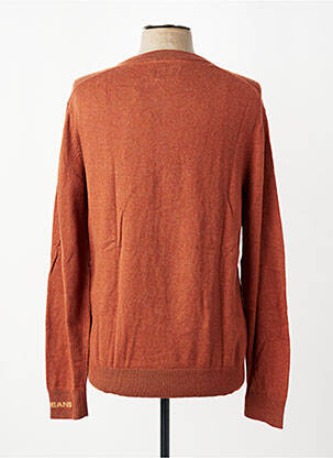 Pull col rond manches longues marron PEPE JEANS homme