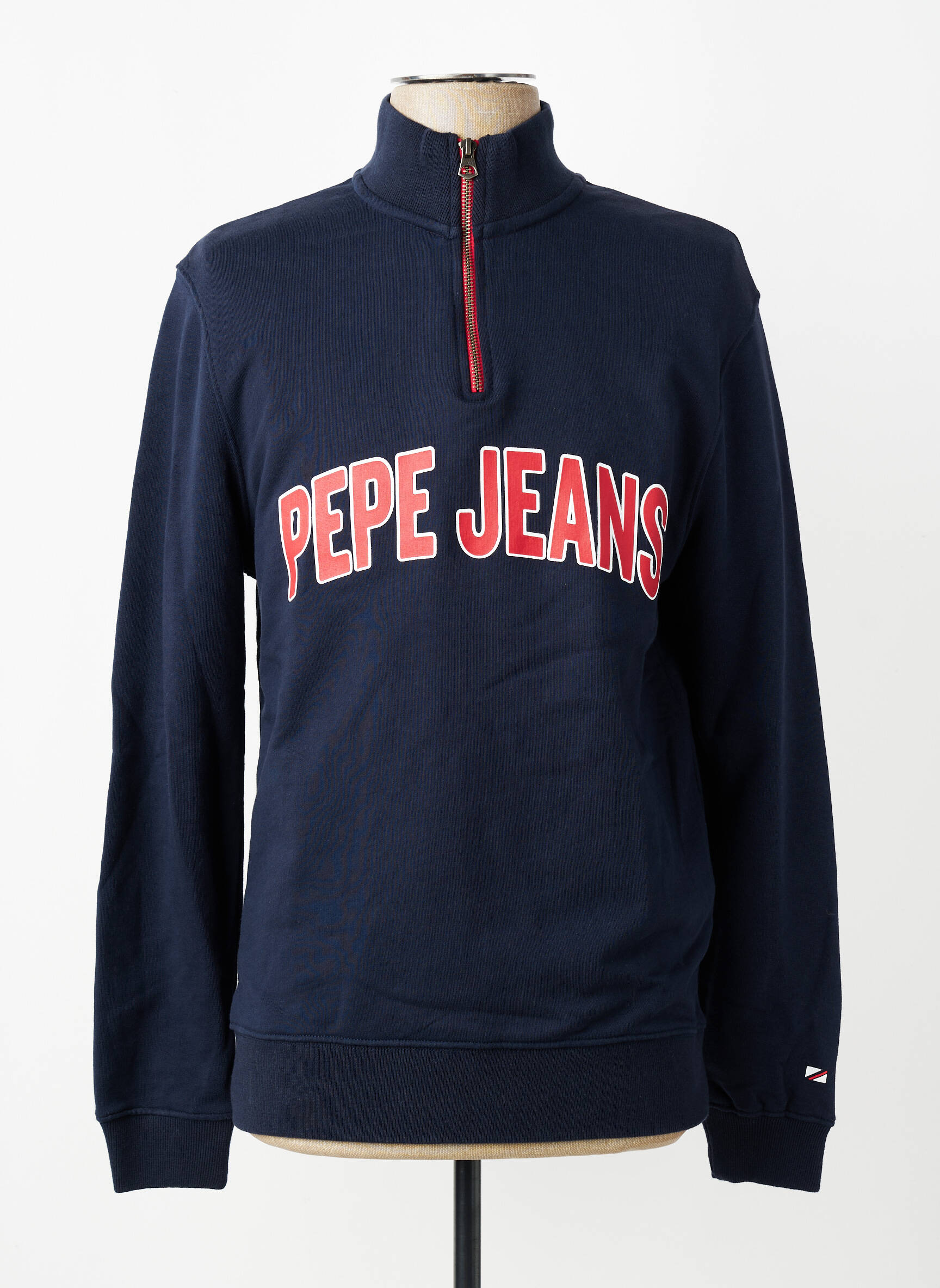 Sweat-shirt manches longues manches longues bleu PEPE JEANS homme