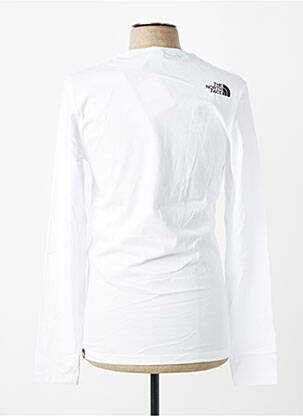 T-shirt coupe cintrée manches longues blanc THE NORTH FACE homme