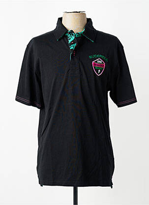 Polo coupe droite manches courtes noir RUCKFIELD homme