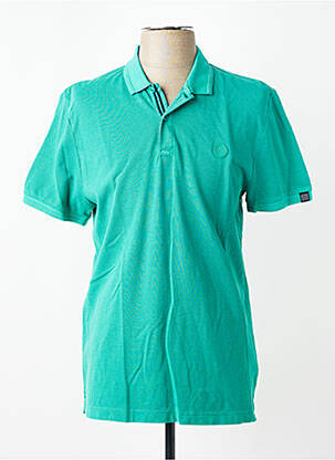 Polo coupe droite manches courtes vert TBS homme