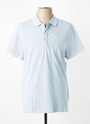 Polo coupe cintrée manches courtes bleu PEPE JEANS homme