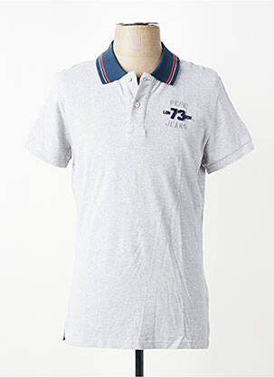 Polo coupe cintrée manches courtes gris PEPE JEANS homme