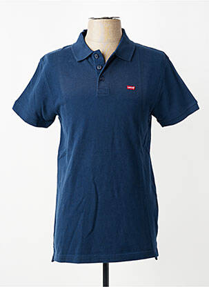Polo coupe droite manches courtes bleu LEVI'S homme