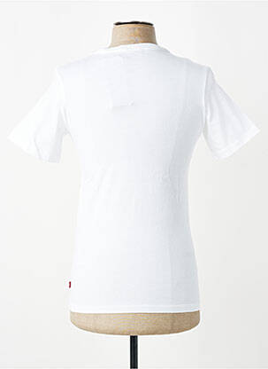 T-shirt coupe cintrée manches courtes blanc LEVI'S homme
