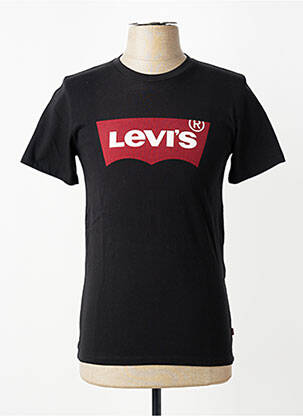 T-shirt coupe cintrée manches courtes noir LEVI'S homme