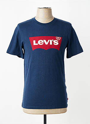 T-shirt coupe cintrée manches courtes bleu LEVI'S homme