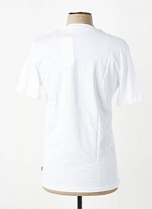 T-shirt sérigraphie floquée manches courtes blanc LEVI'S garçon