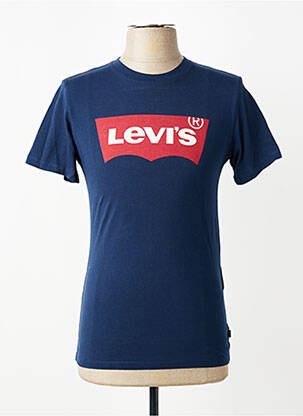 T-shirt coupe cintrée manches courtes bleu LEVI'S homme