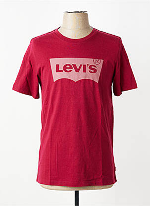 T-shirt coupe droite manches courtes rouge LEVI'S homme