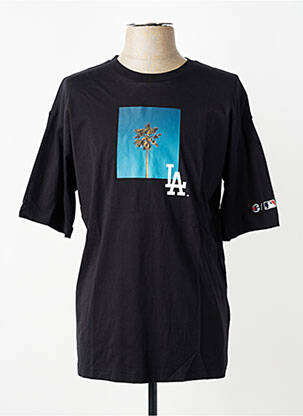 T-shirt coupe droite manches courtes noir CHAMPION homme