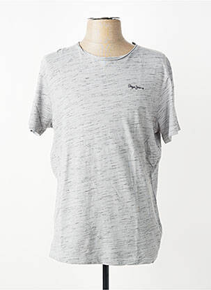 T-shirt coupe droite manches courtes gris PEPE JEANS homme