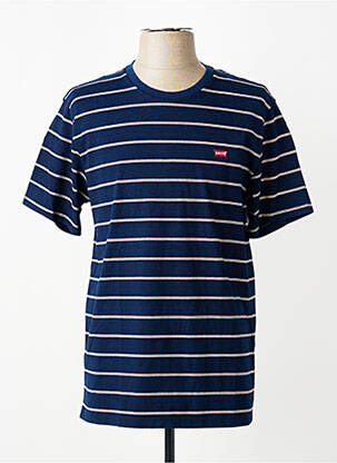 T-shirt coupe droite manches courtes bleu LEVI'S homme