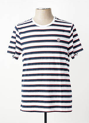T-shirt coupe droite manches courtes blanc TBS homme