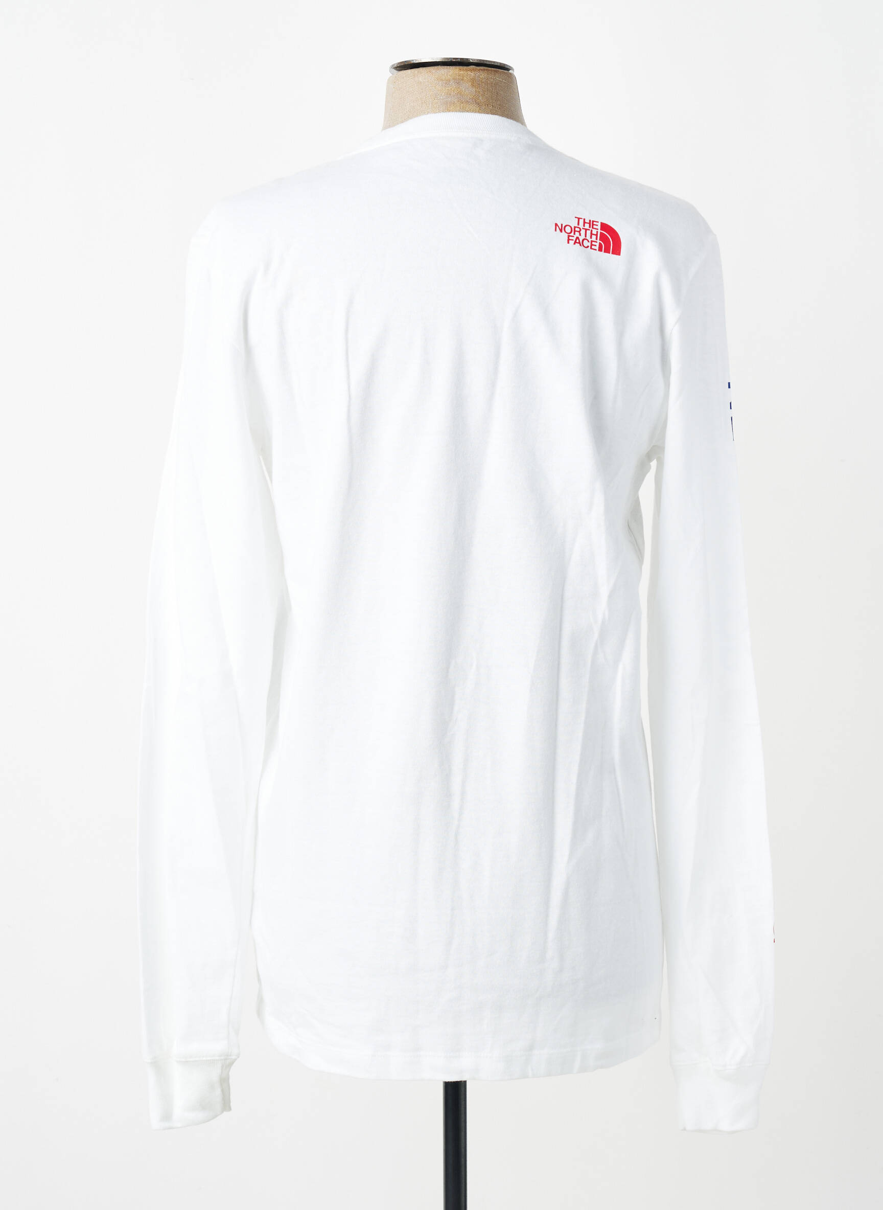 T-shirt coupe cintrée manches longues blanc THE NORTH FACE homme