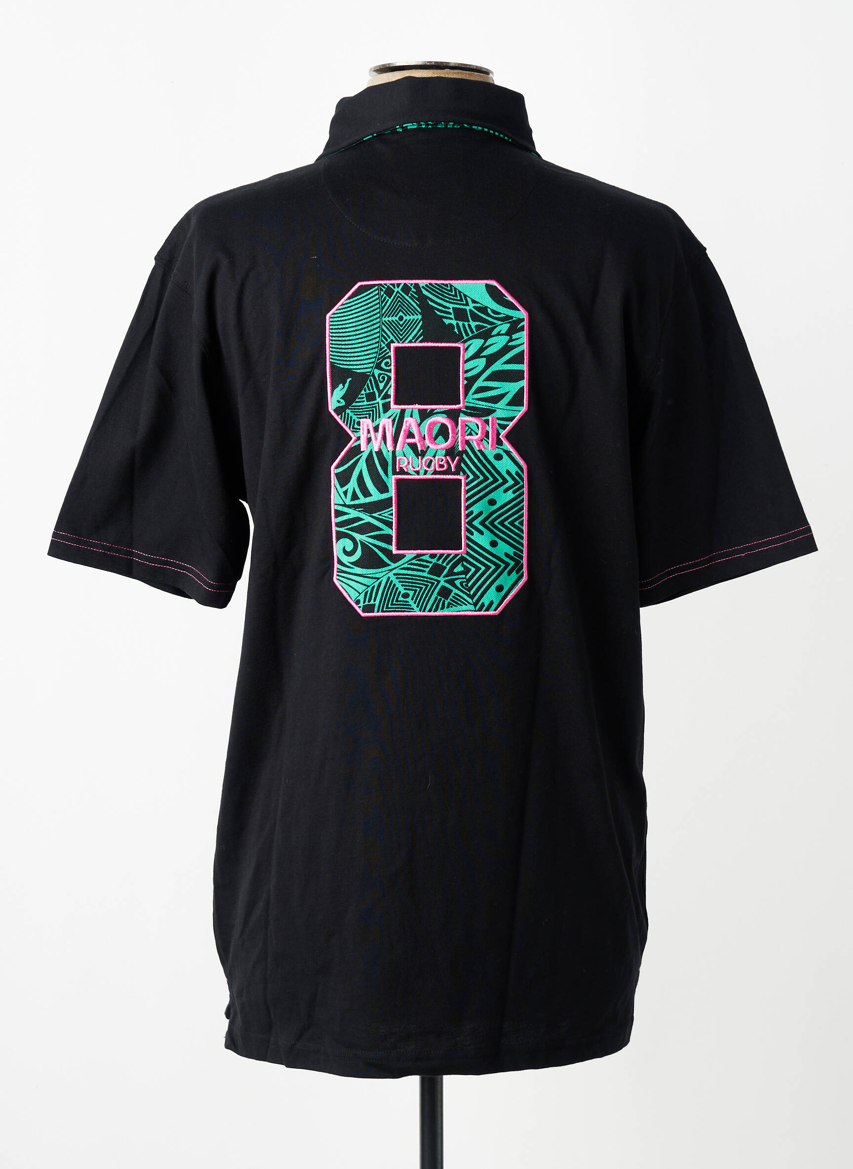 Polo coupe droite manches courtes noir RUCKFIELD homme