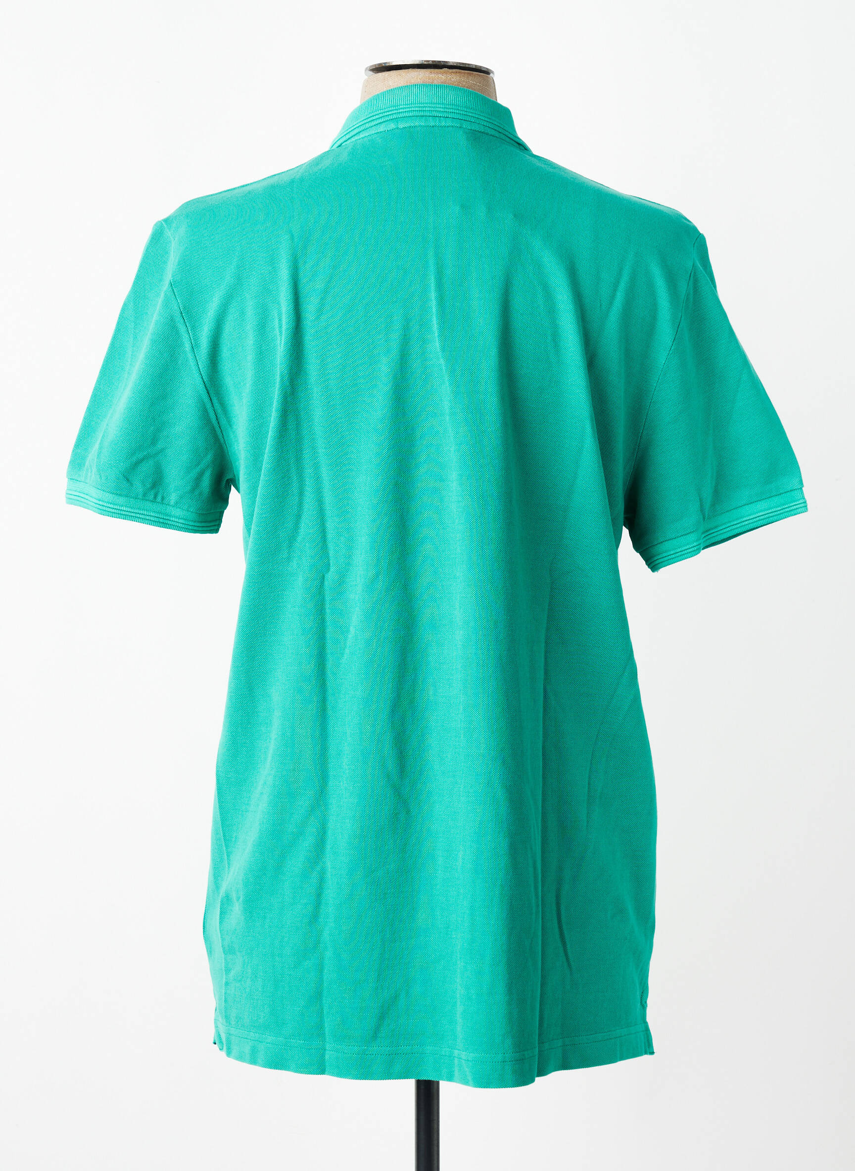 Polo coupe droite manches courtes vert TBS homme
