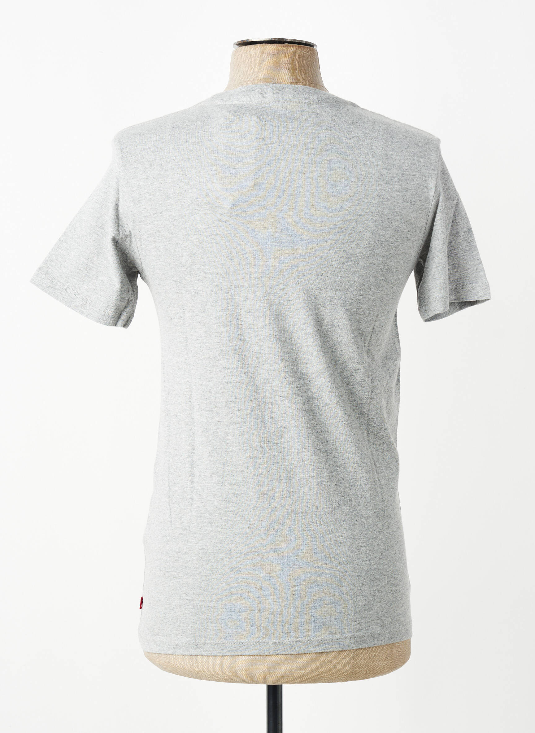 T-shirt coupe cintrée manches courtes gris LEVI'S homme
