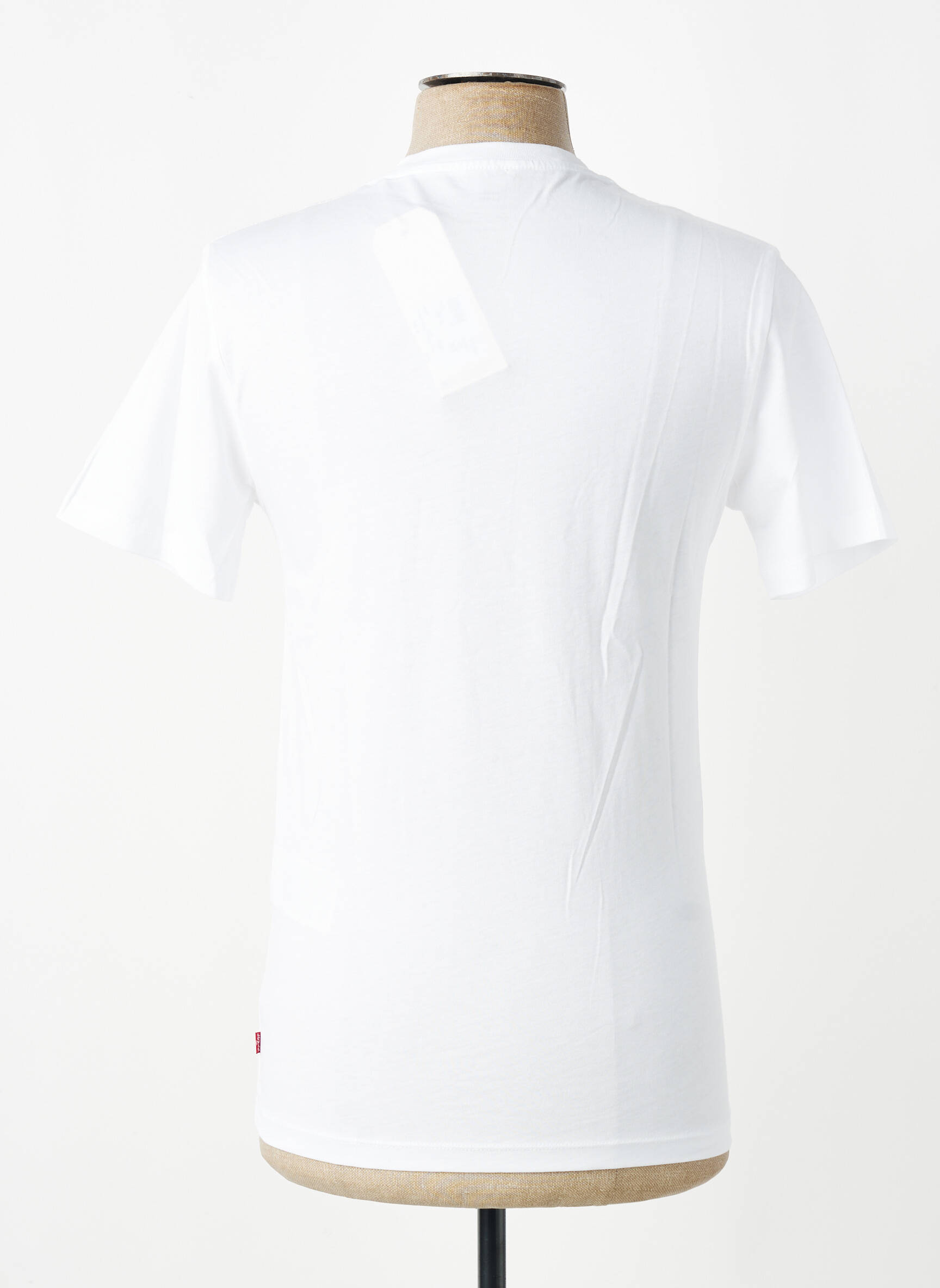 T-shirt coupe cintrée manches courtes blanc LEVI'S homme