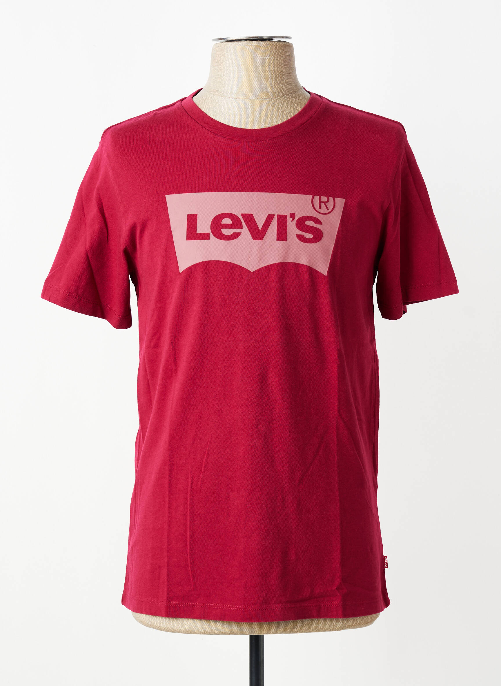 T-shirt coupe droite manches courtes rouge LEVI'S homme