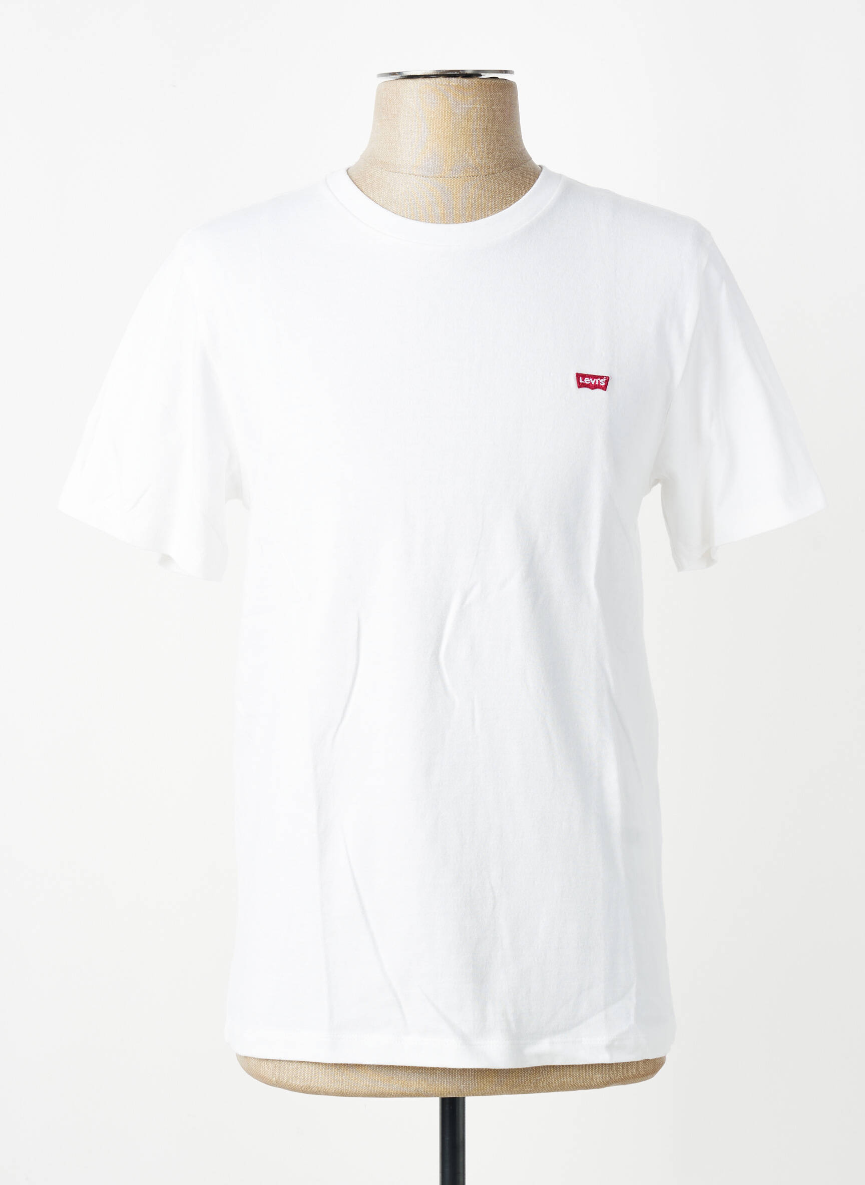 T-shirt coupe droite manches courtes blanc LEVI'S homme