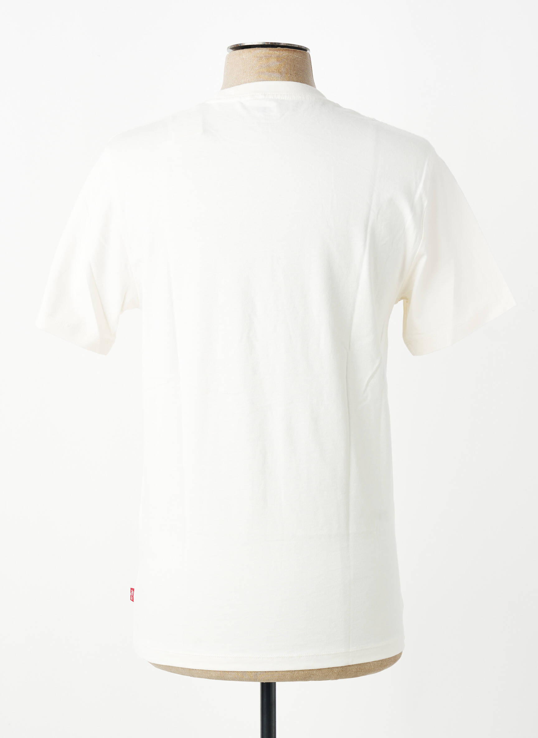 T-shirt coupe cintrée manches courtes blanc LEVI'S homme