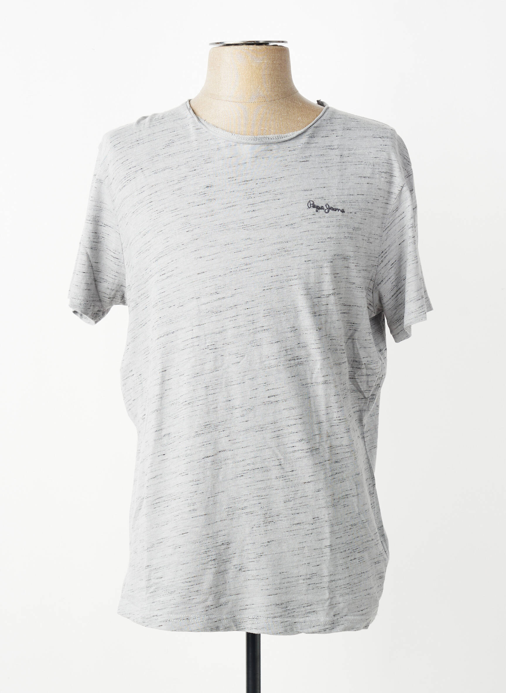 T-shirt coupe droite manches courtes gris PEPE JEANS homme