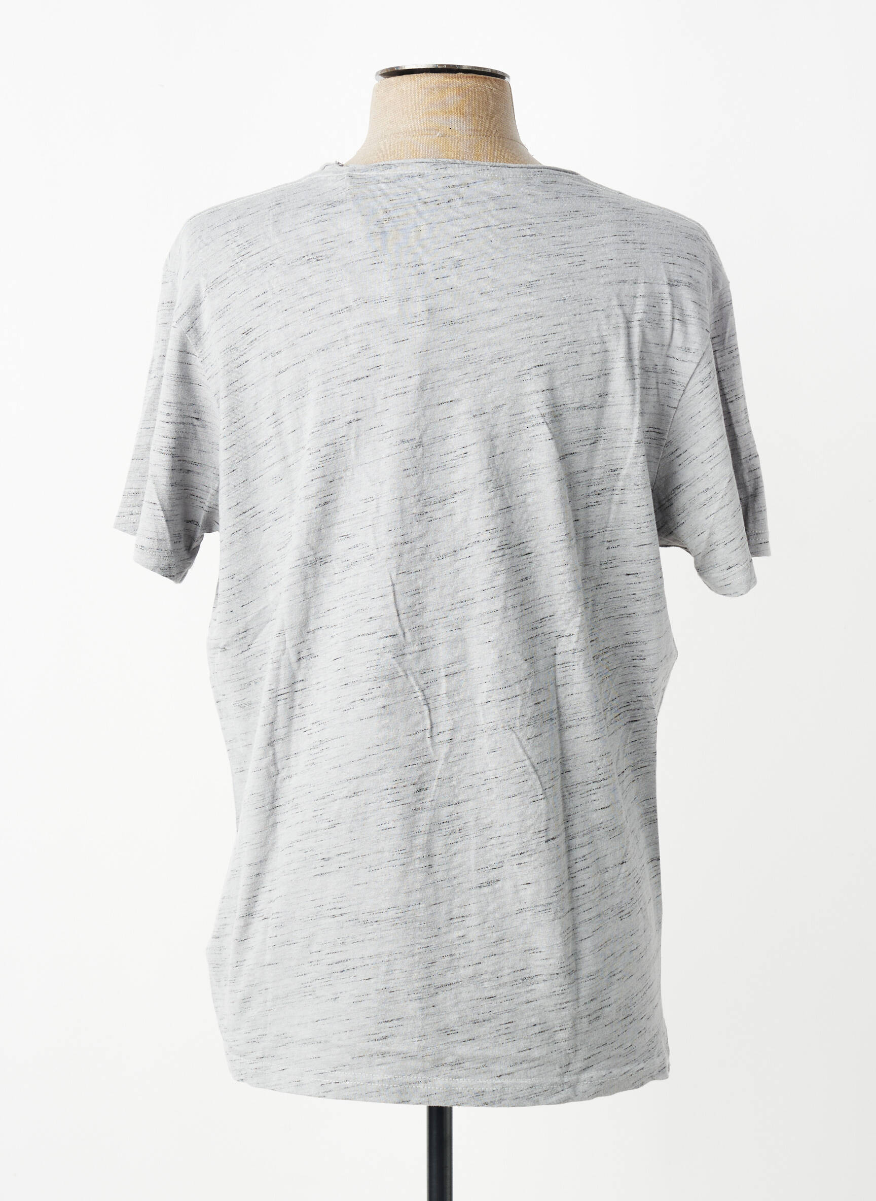 T-shirt coupe droite manches courtes gris PEPE JEANS homme